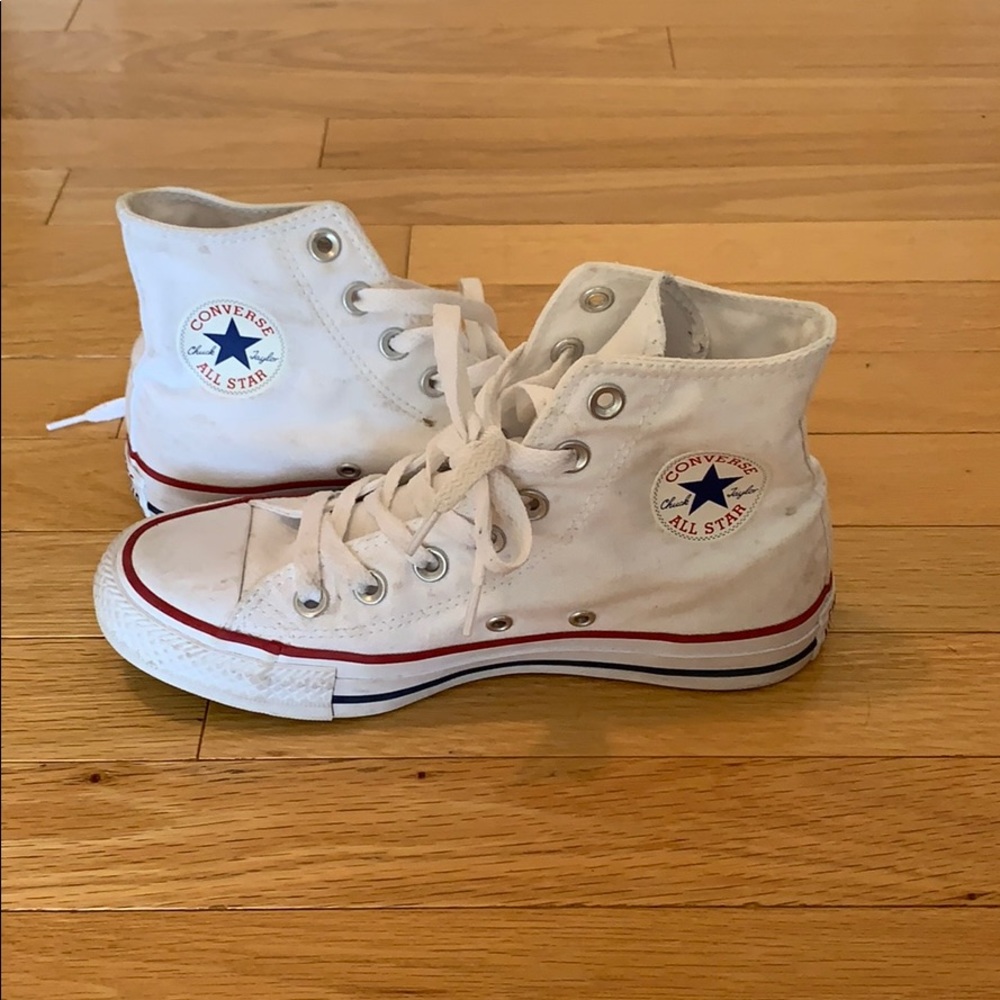 White High Top Converse